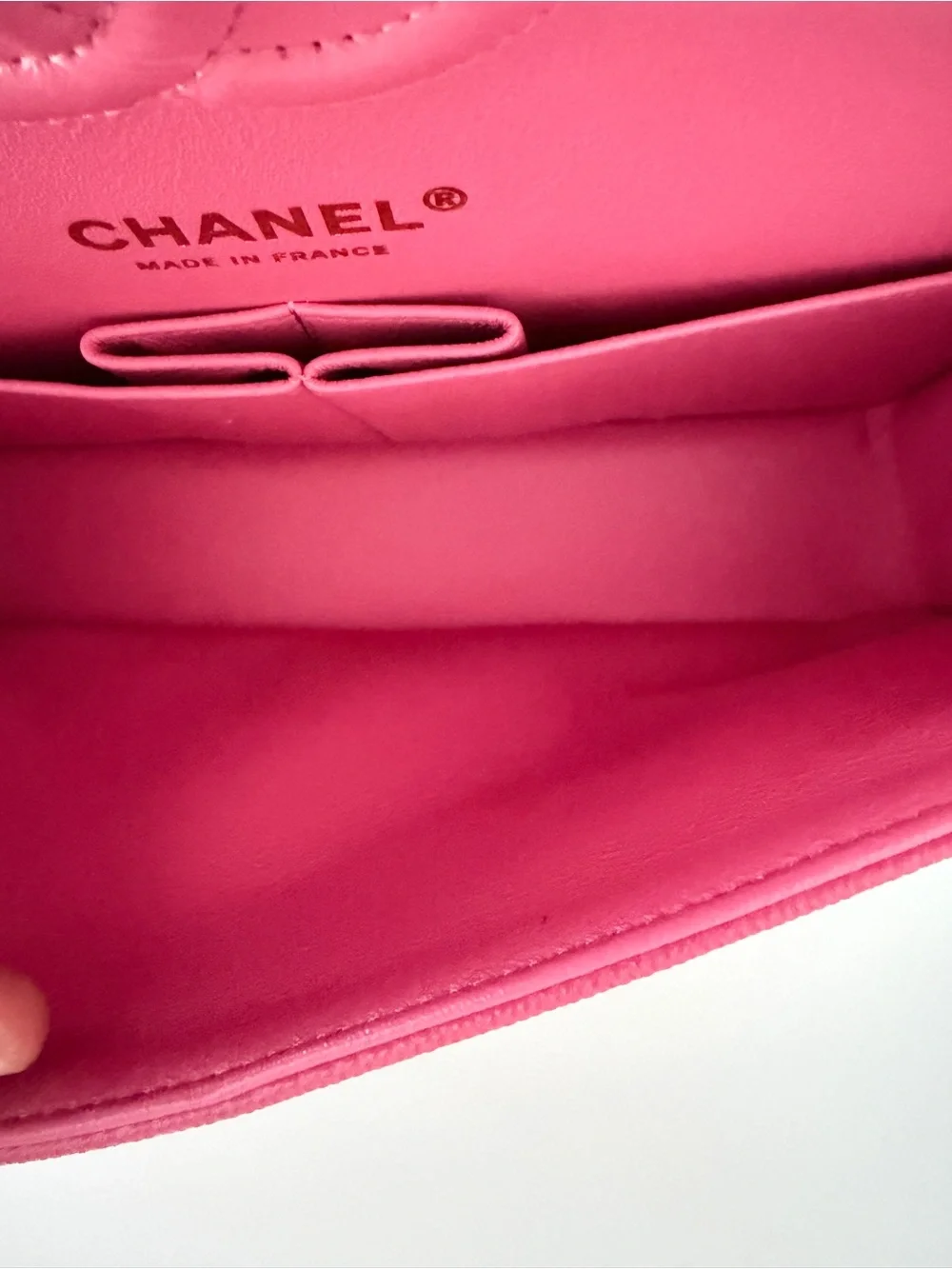 Chanel double flap small class caviar bag